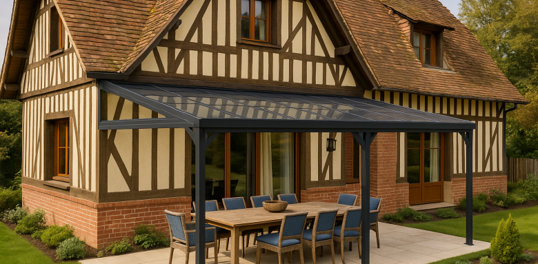 Toit de terrasse en aluminium