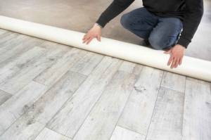 sol PVC imitation parquet bois