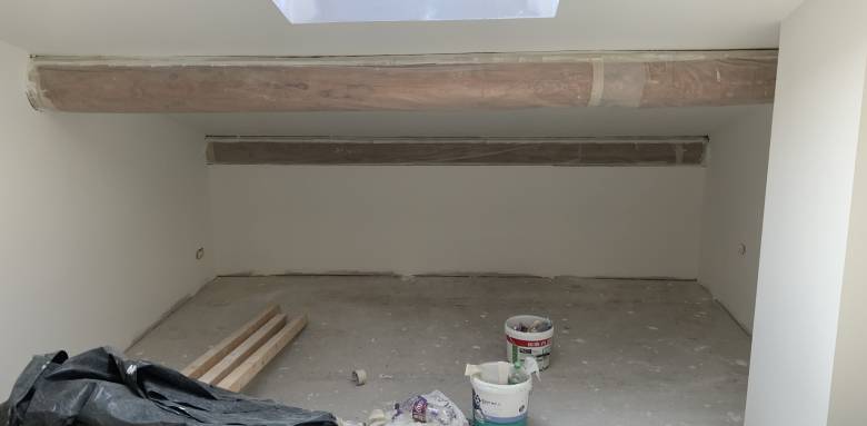 Pose chape sèche pour retructuration plancher combles