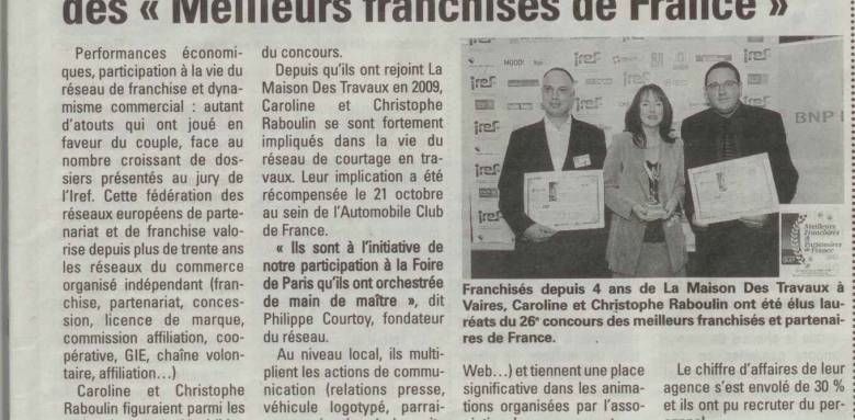 Meilleur franchisé