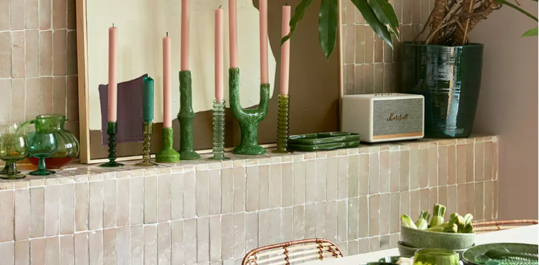 Décoration coloris vert