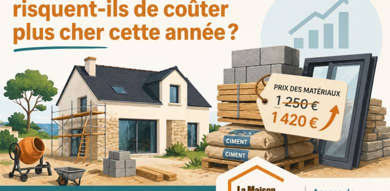 Hausse du prix des matériaux en 2026 - Pornic 44