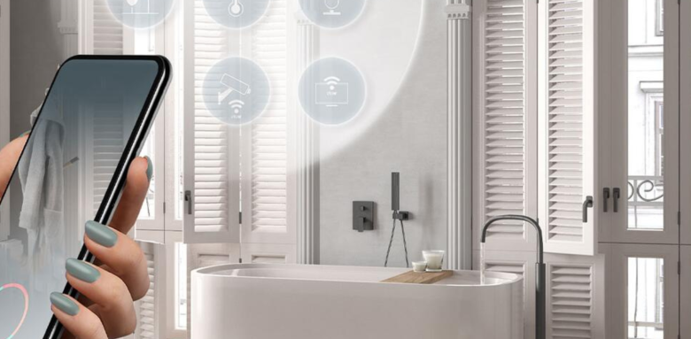 Salle de bain connectée