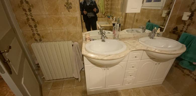 Salle de bain avant travaux de rénovation