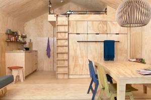 maison en carton recyclé