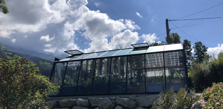 Chantier terminé à Theys : Notre client a installé sa serre
