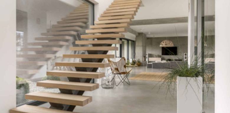 Escalier sans contremarches