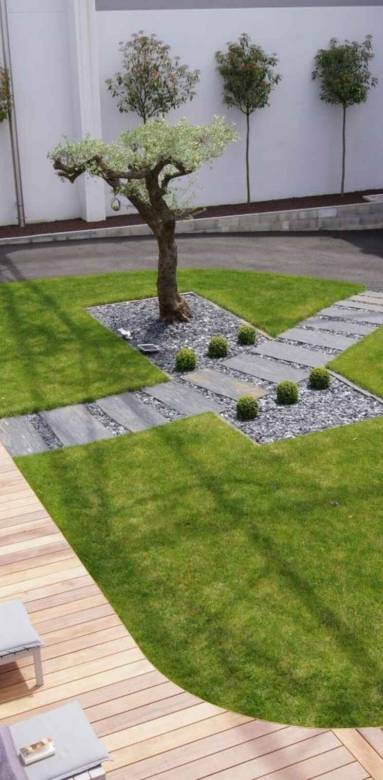 aménagement allée de jardin