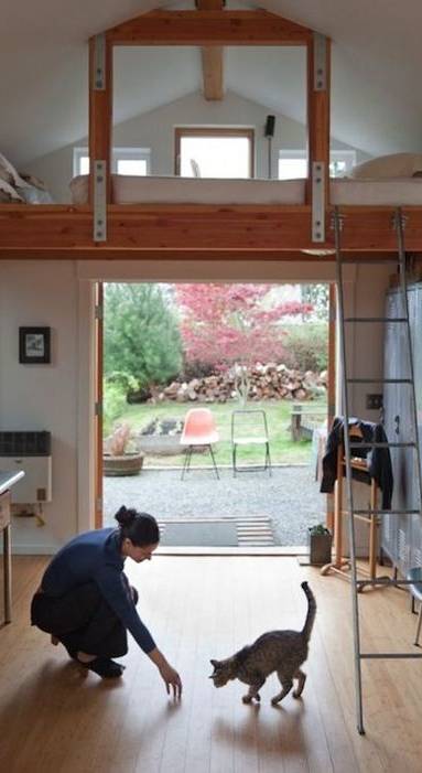 Aménager son garage en studio avec une mezzanine - Rochefort 17300