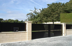 Clôture et portail - rénovation maison 