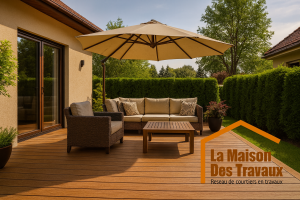 aménagement d'une terrasse en bois