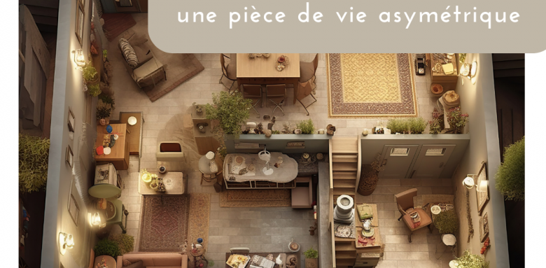 Nos conseils pour aménager une pièce de vie asymétrique