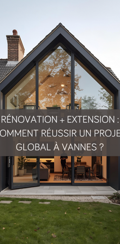 Extension et rénovation de maison à Vannes
