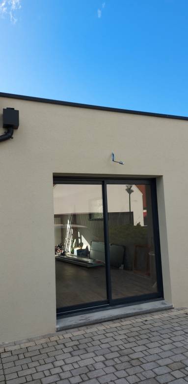 Toit plat en membrane EPDM