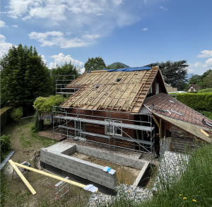 Rénovation de toiture par La Maison Des Travaux Grésivaudan à Saint Martin d'Uriage (38)