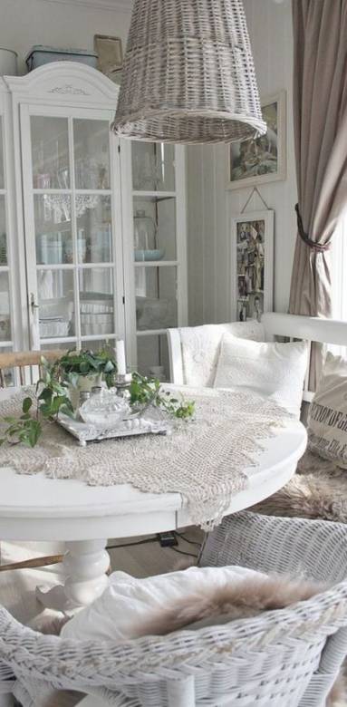 Ambiance intérieure shabby chic