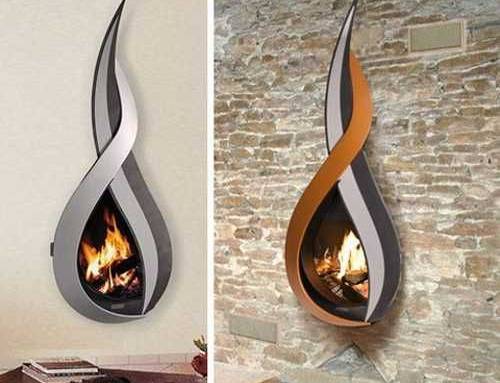 Cheminée "Oeuvre d'art design"