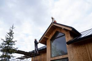 Surélévation de maison à Antony avec toiture en zinc