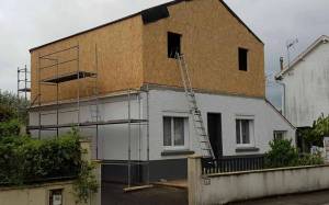 Surélévation d'une maison pour créer un étage en plus