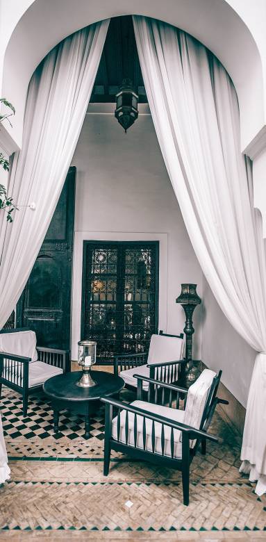 Terrasse en carrelage