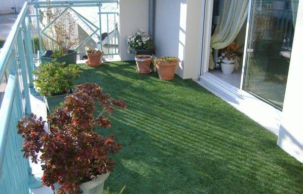 Gazon synthétique balcon terrasse
