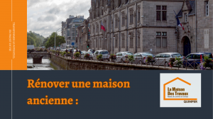 Découvrez comment rénover une maison ancienne à Quimper et dans le Finistère Sud. Conseils pour transformer le potentiel d’un logement ancien en véritable projet de vie.