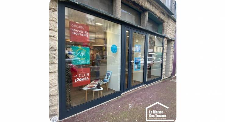 rénovation d'une vitrine de magasin 