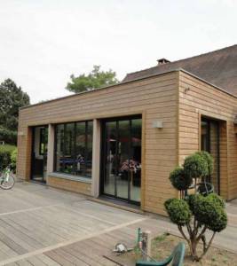 extension en bois sur Biarritz