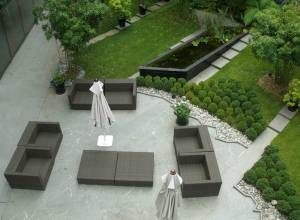 Aménagement d'un salon de jardin à Vannes