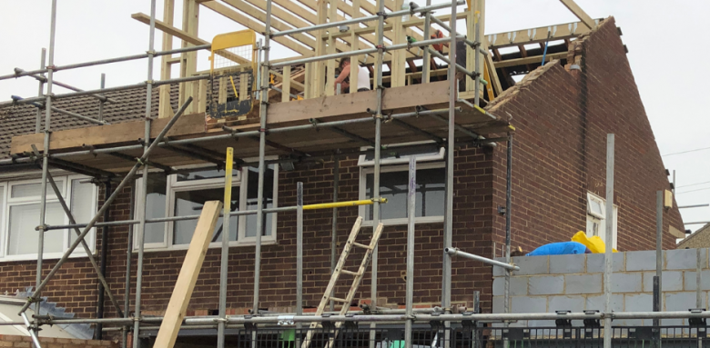 Surélévation de maison