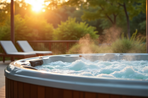 Installation d'un spa sur une terrasse, une intégration réussie