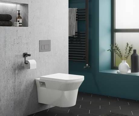 Wc équipé de wc avec système flush