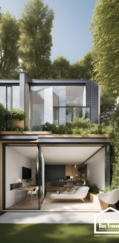 travaux extension maison vannes