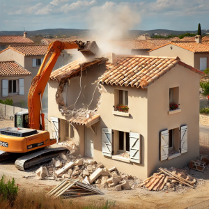  Travaux de démolition de maison - Montauban 82