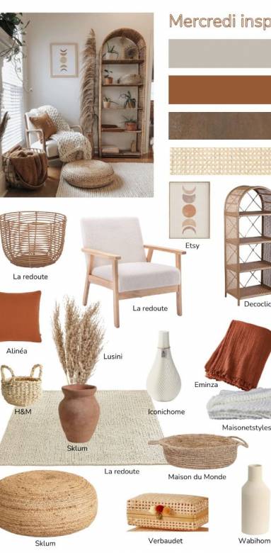 Mixe de matières, de couleurs, d'ambiance  avec du Terracotta