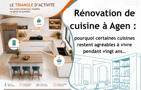 Rénovation de cuisine à Agen : pourquoi certaines cuisines restent agréables à vivre pendant vingt ans…