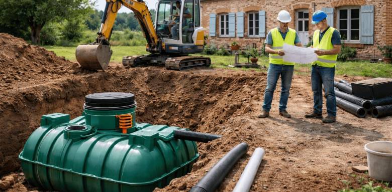 Prix d'un système d'assainissement non collectif - Montauban 82