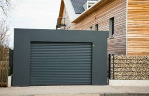 Photo d'une construction de garage