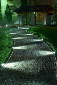 Allée de jardin avec éclairage extérieur - Nantes 44