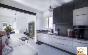 Rénovation de cuisine avec ouverture de mur porteur à Yerres