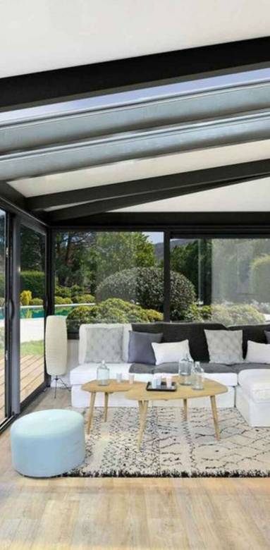 véranda alu simple pente