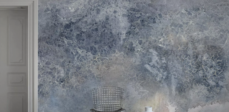 Effet minéral pour ce papier-peint très tendance