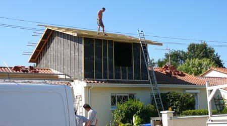 Surélévation de maison Cenon