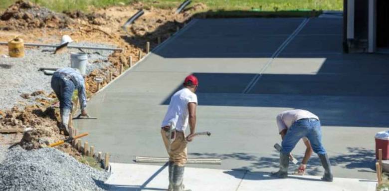 Coulage dalle de béton désactivé
