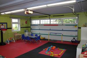 garage en salle de jeux enfants ou adultes