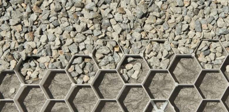 Gravier stabilisé par structure alvéolaire (Essonne)
