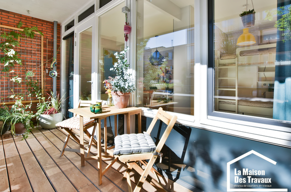 Véranda : extension d'une terrasse