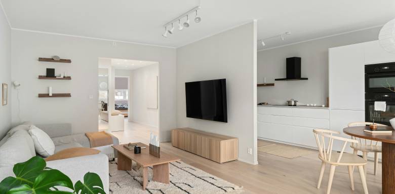 Salon rénovée à Ivry Sur Seine.