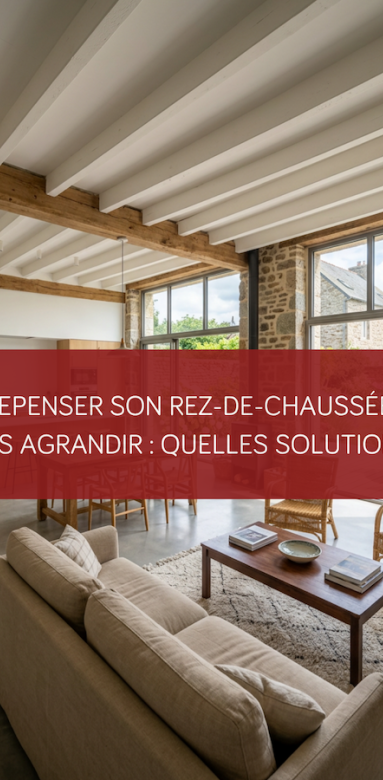 Rénovation et réaménagement d’un rez-de-chaussée à Vannes