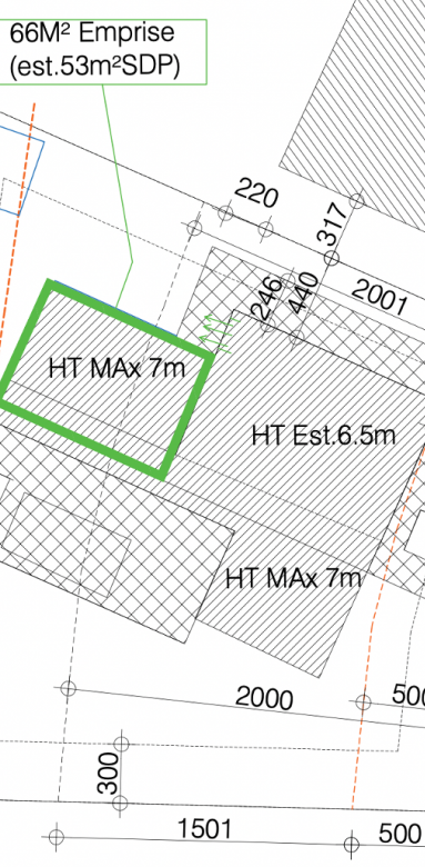 L'architecte valide les possibilités d'extension selon les règles du PLU